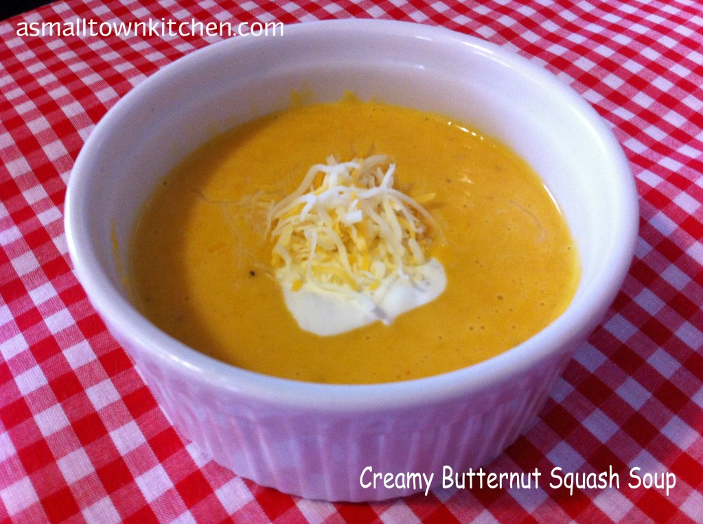 creamy butternut squash soup